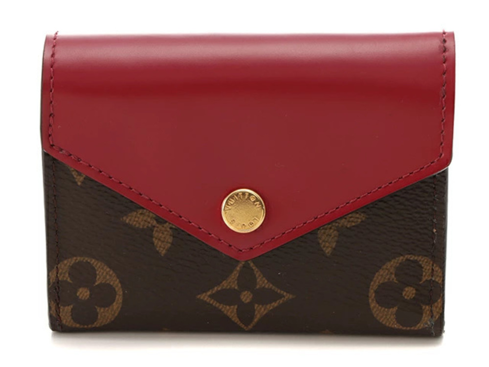 LOUIS VUITTON Portefeuille Zo Monogram Fuschia Pink Tri fold Wallet